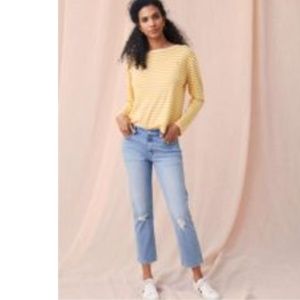 Lou & Grey light wash denim jeans